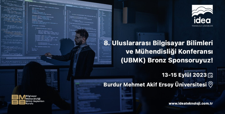 8. Uluslararası Bilgisayar Bilimleri ve Mühendisliği Konferansı sponsoruyuz